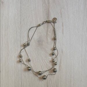 Elegant Gold Beaded Necklace